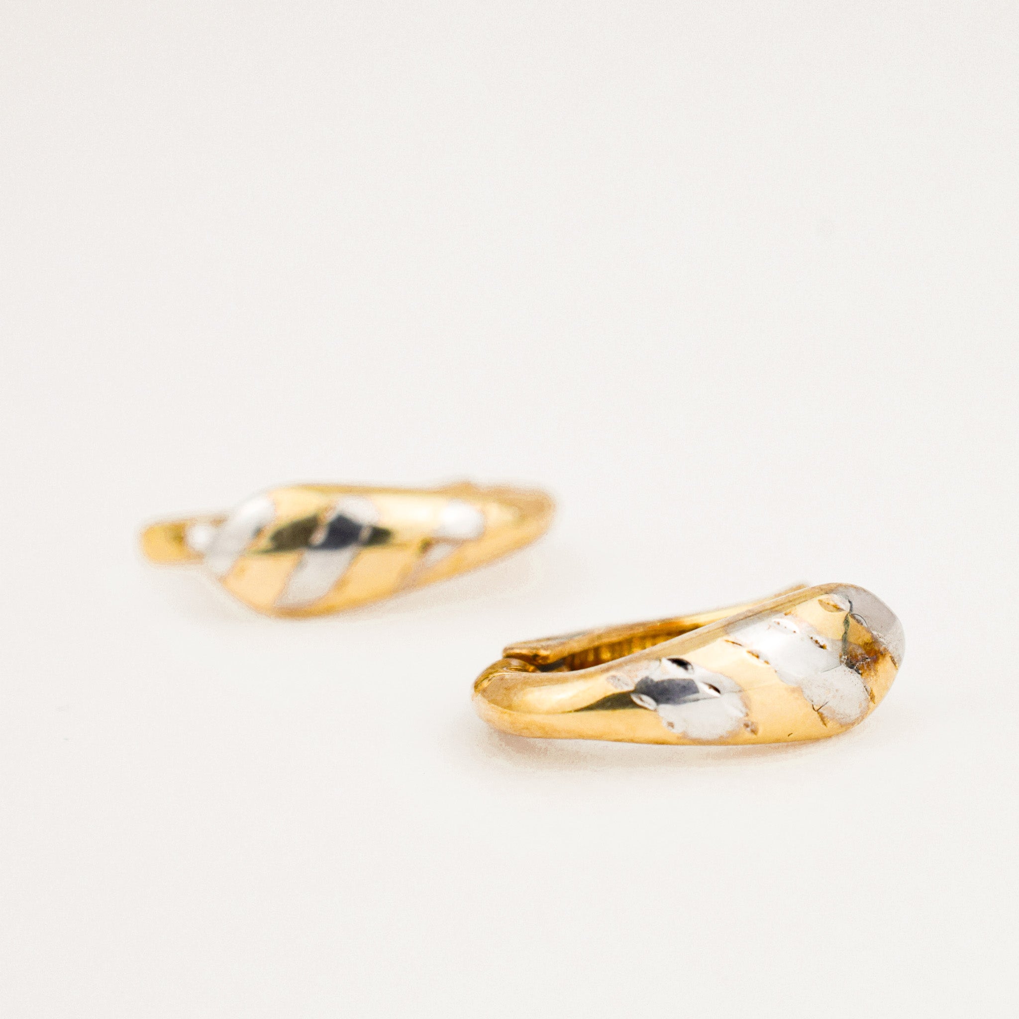 vintage Two-tone Omega Hoops