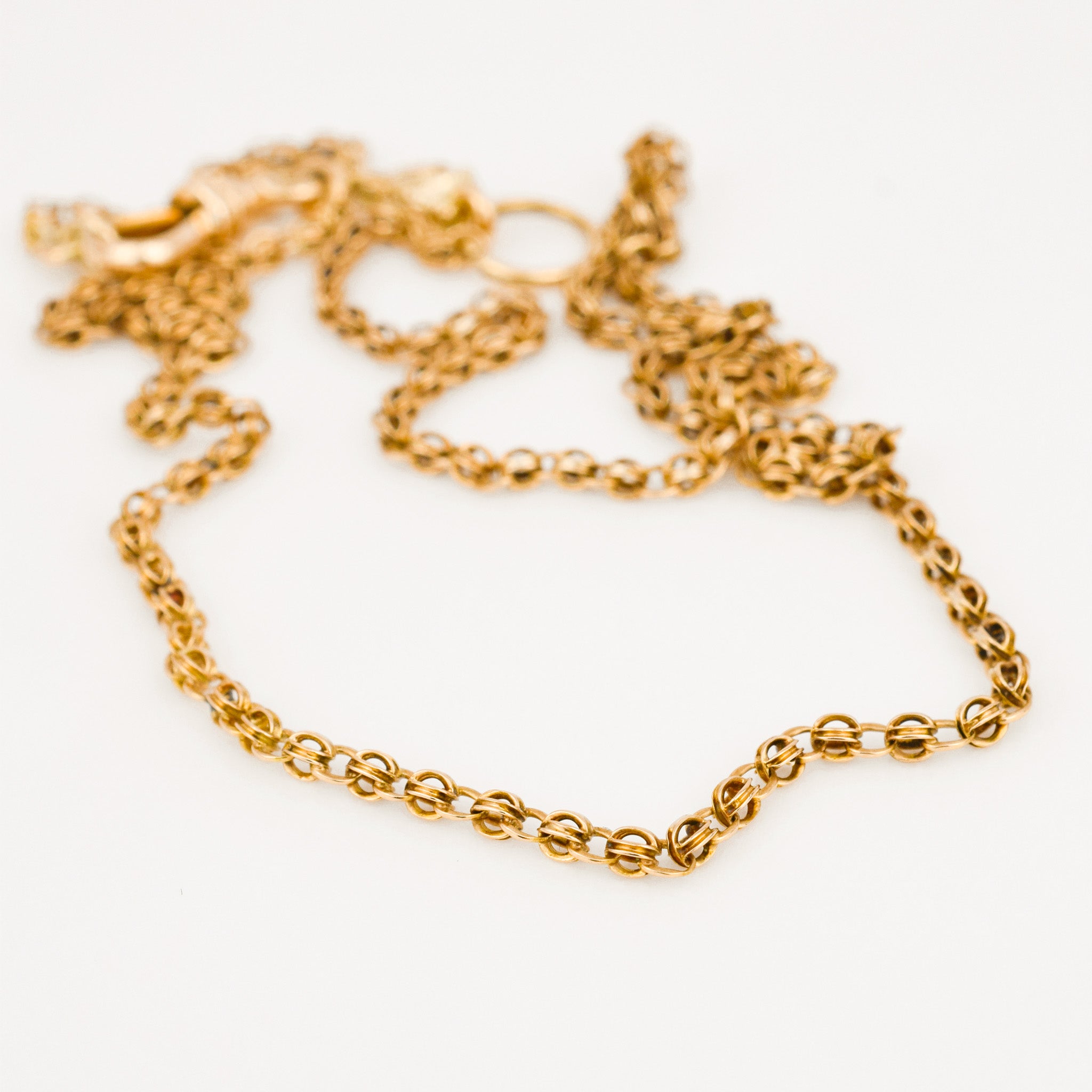 Antique Modified Belcher Chain Necklace