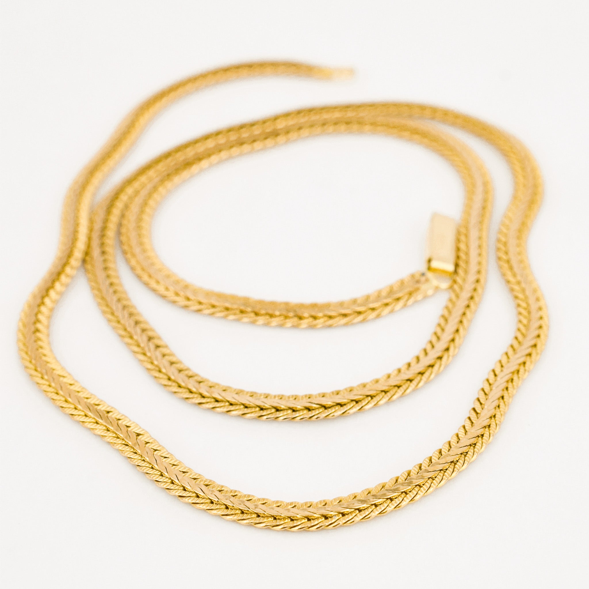 vintage 18" Unique Foxtail Necklace 