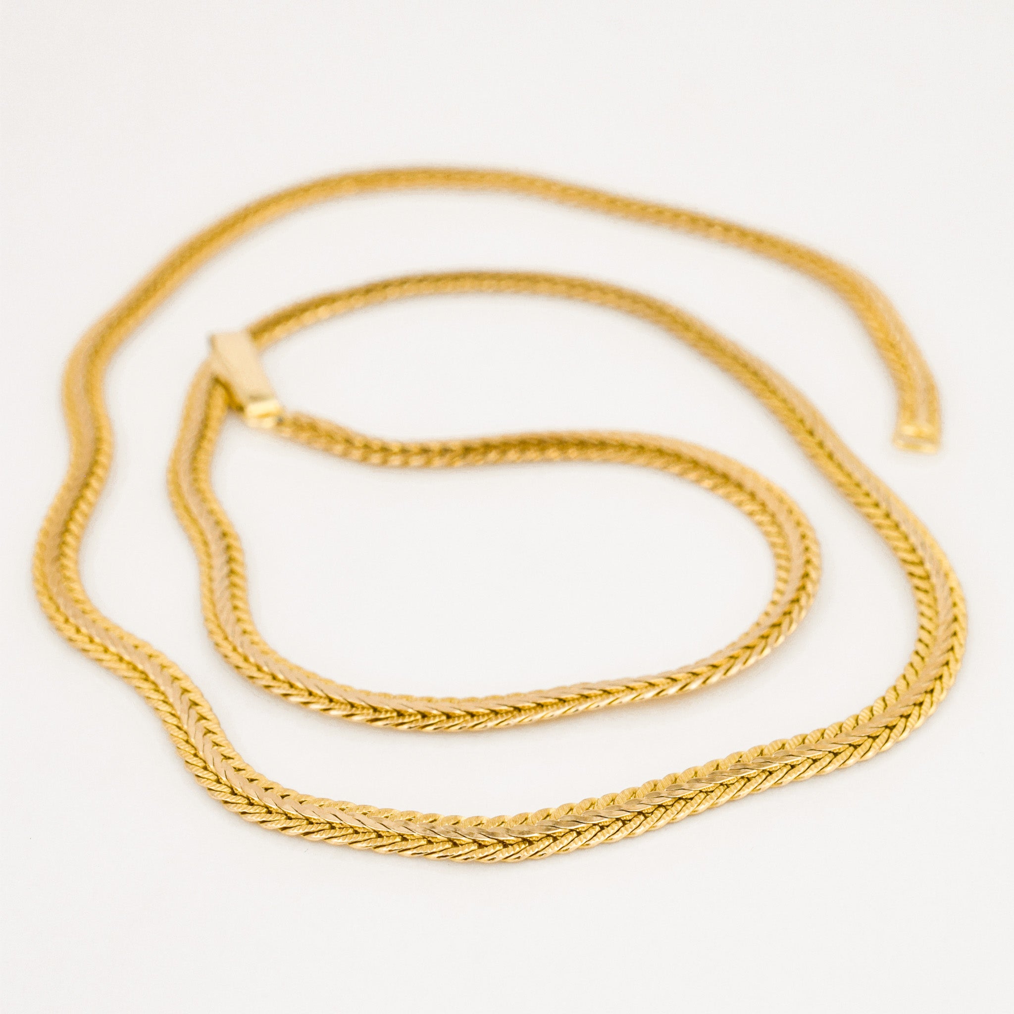 vintage 18" Unique Foxtail Necklace 