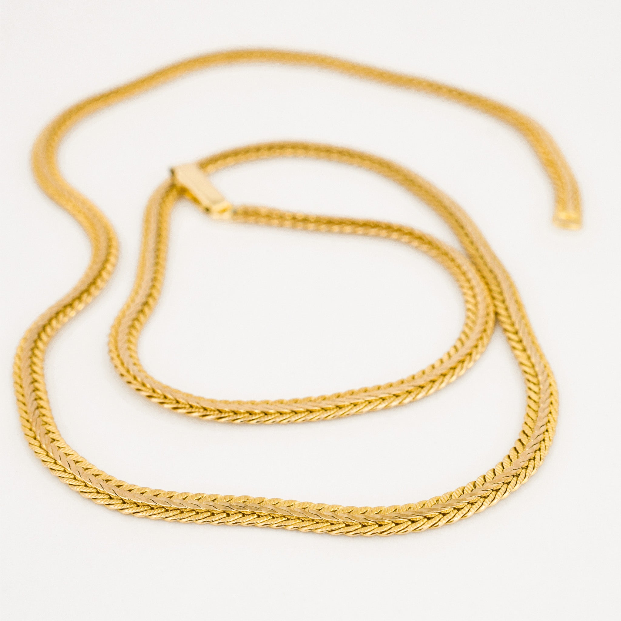 vintage 18" Unique Foxtail Necklace 