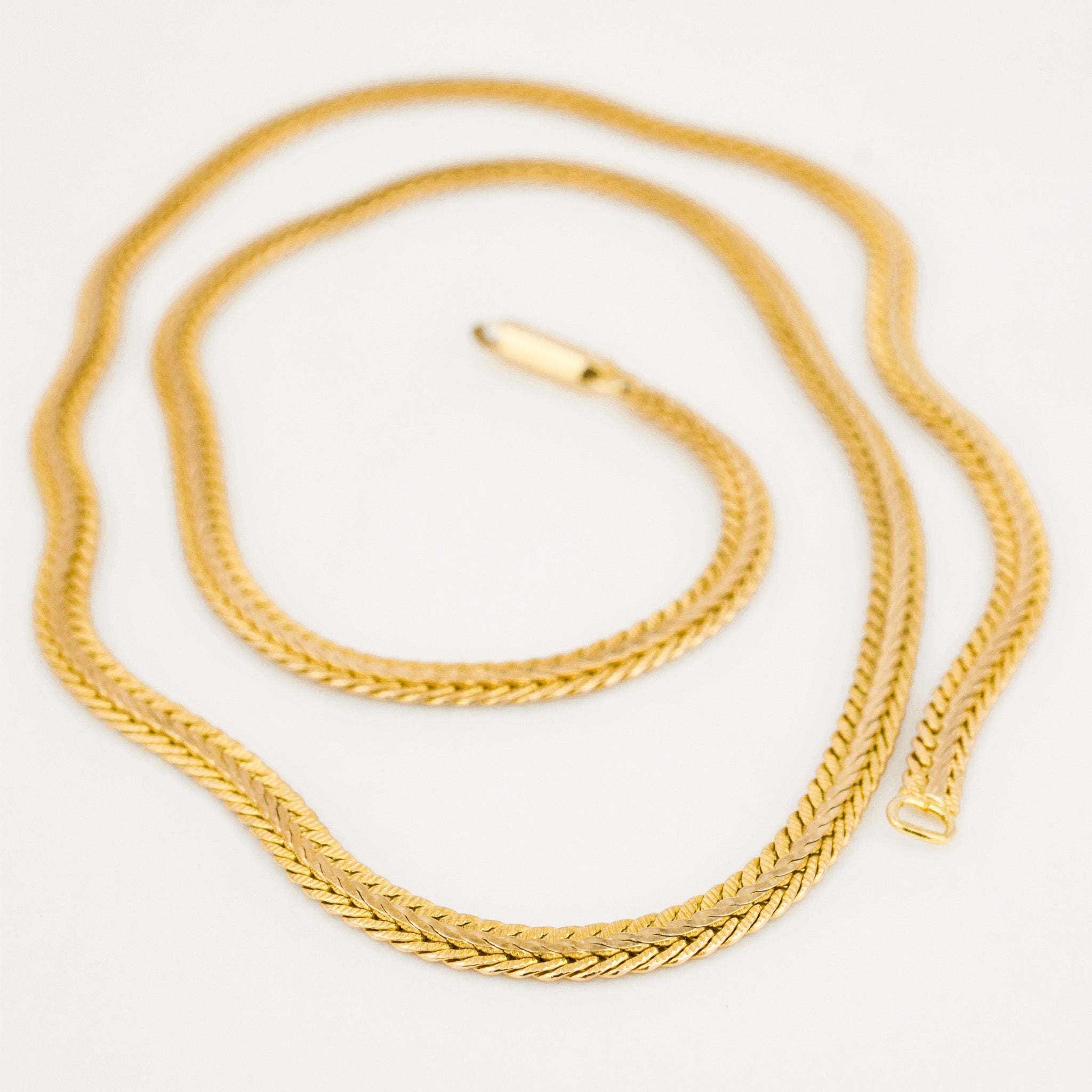 vintage 18" Unique Foxtail Necklace 