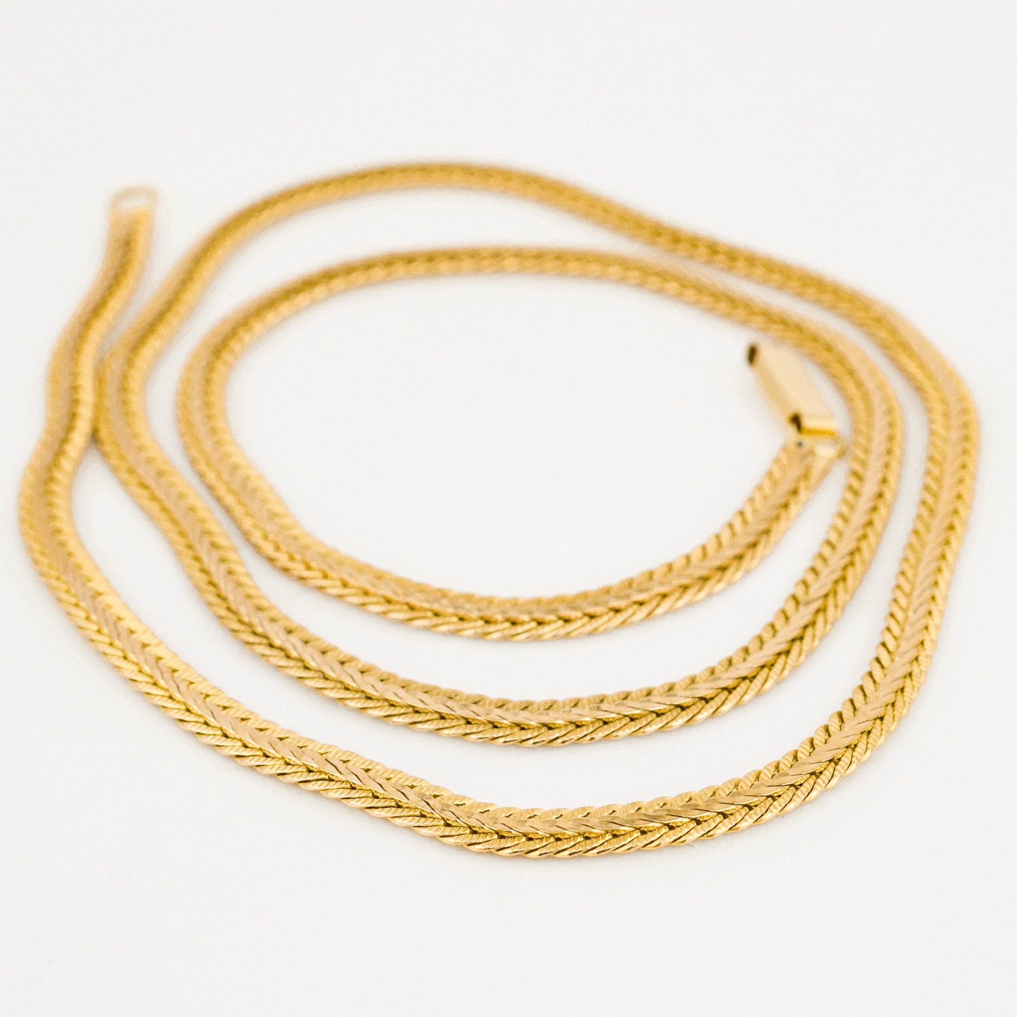 vintage 18" Unique Foxtail Necklace 