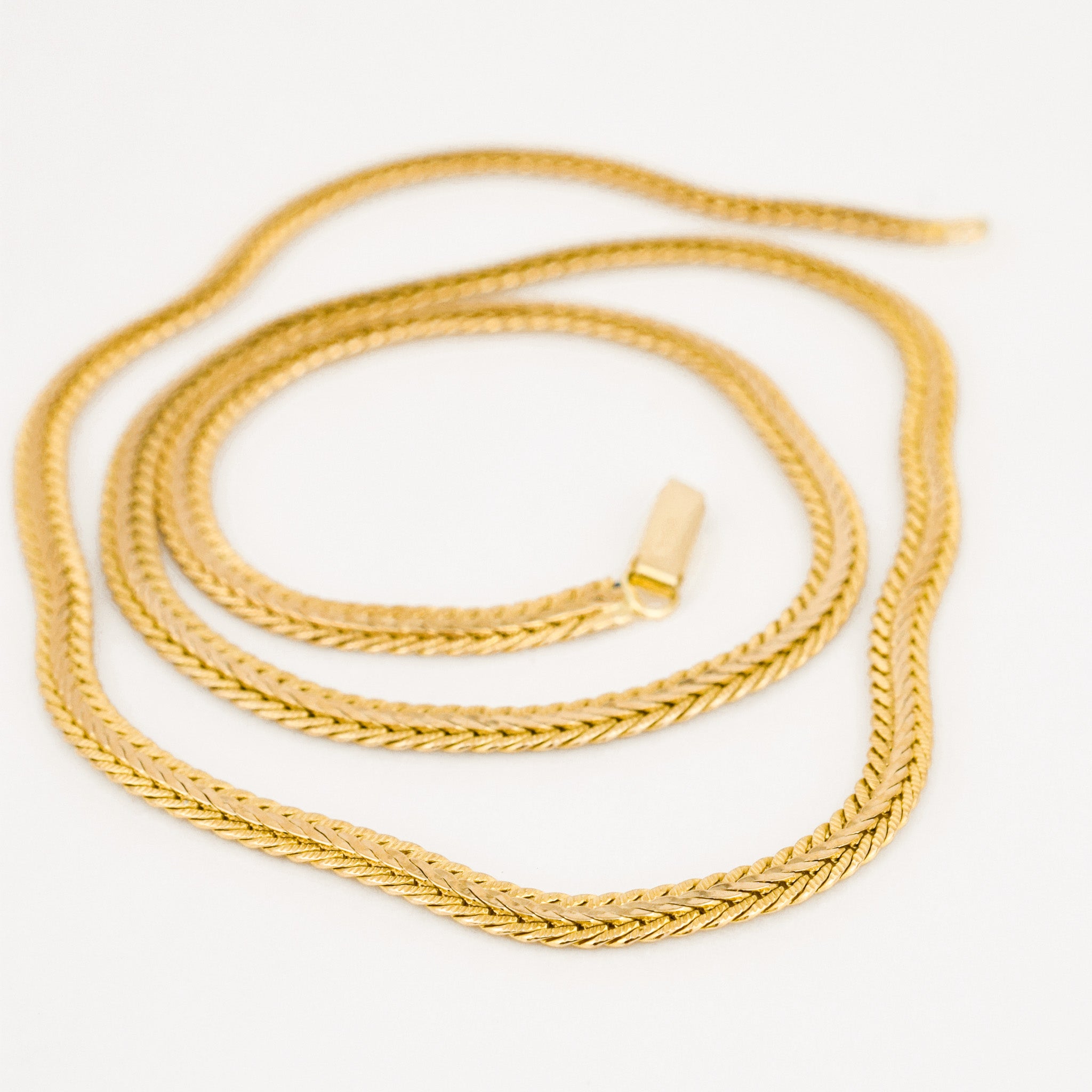 vintage 18" Unique Foxtail Necklace 