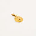 vintage gold Sand Dollar Charm