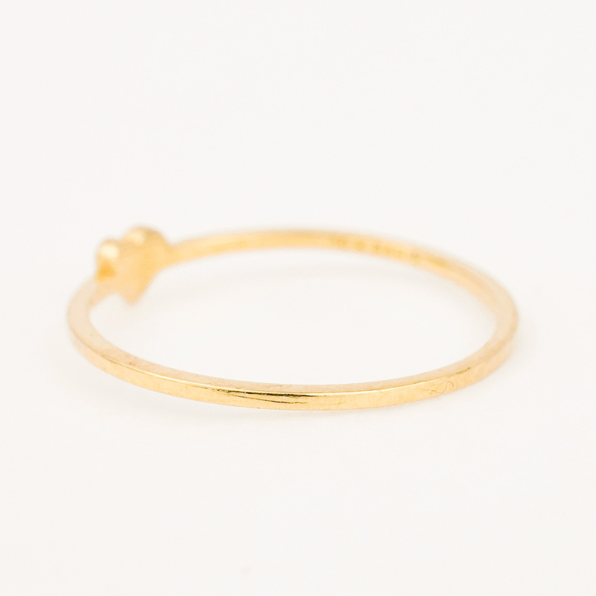 Dainty Diamond Heart Ring