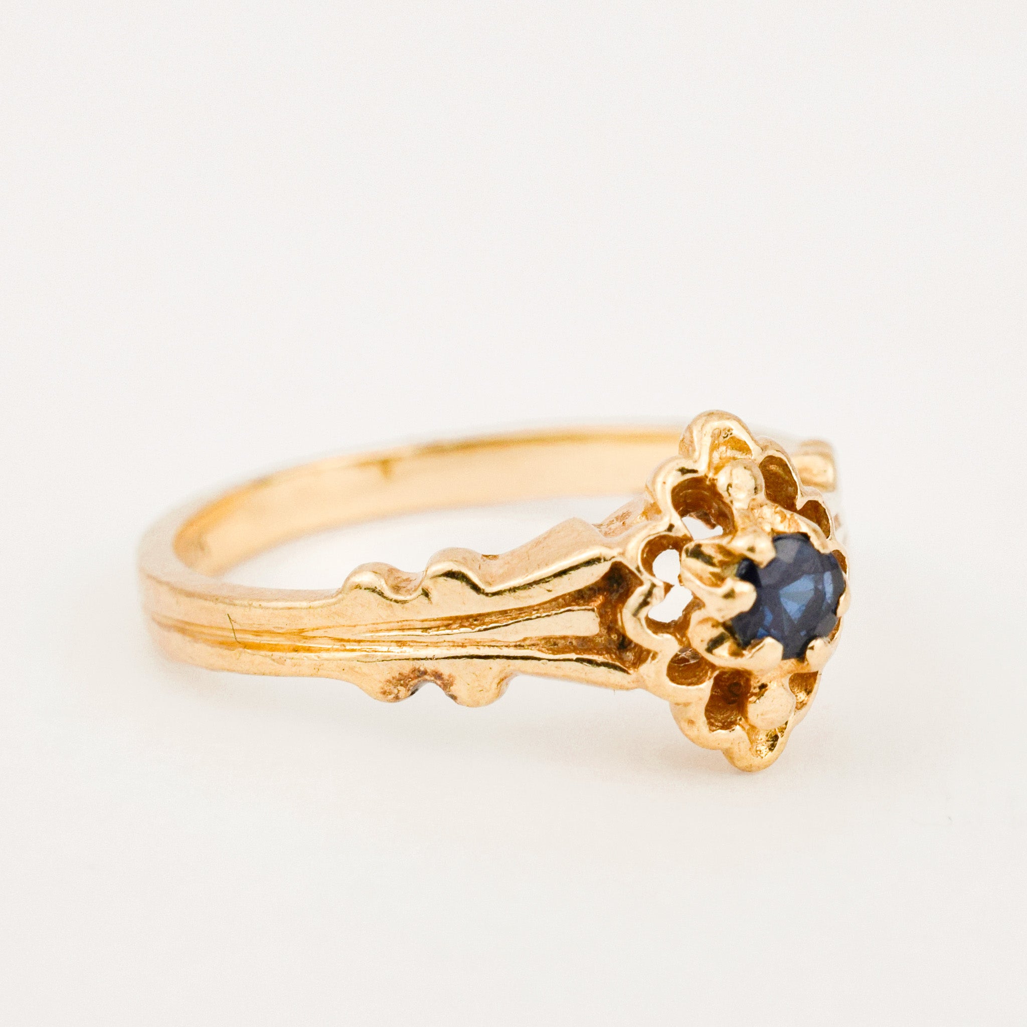 Sapphire Pinky Ring