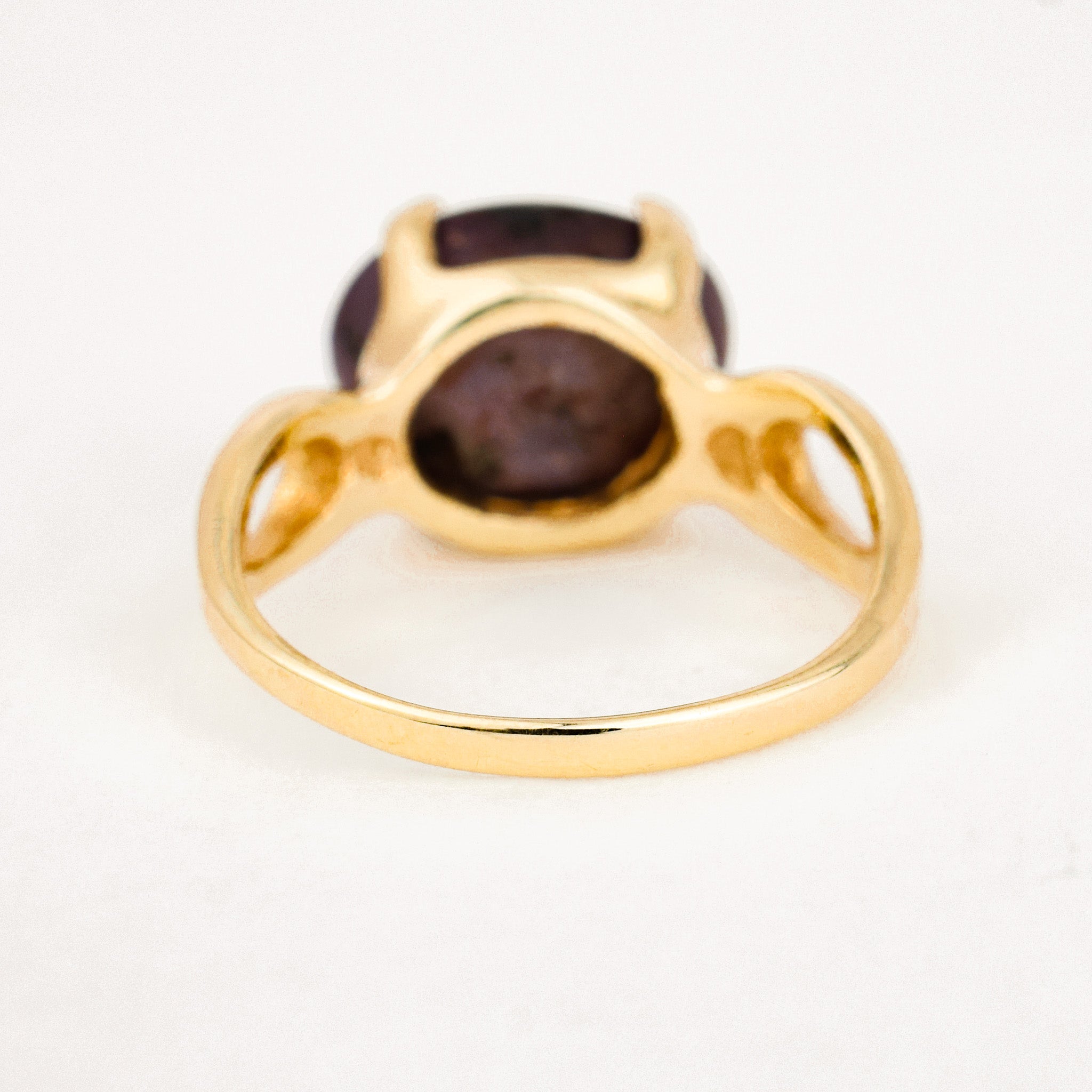 vintage Natural Star Ruby Cabochon Ring