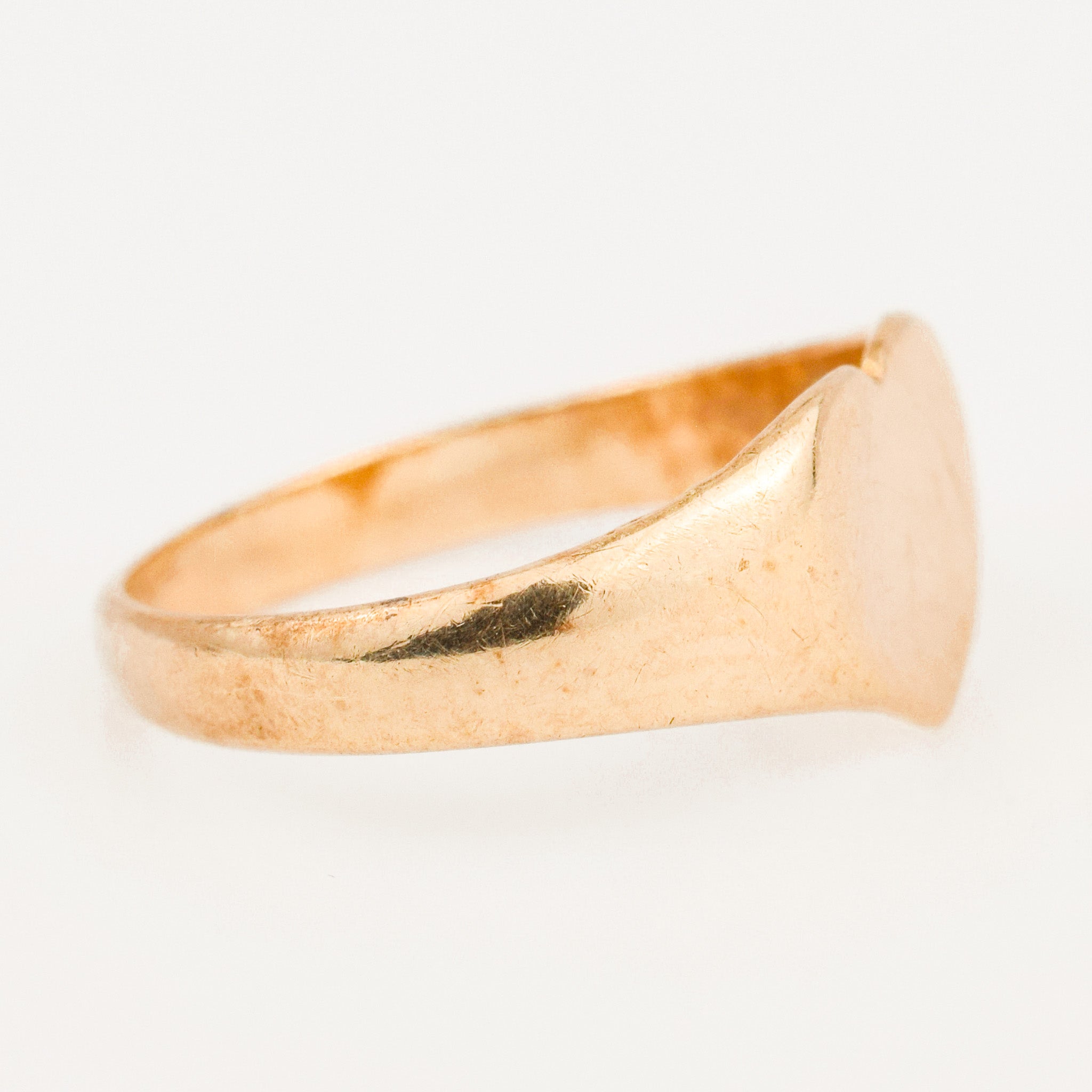 vintage Heart Signet Ring