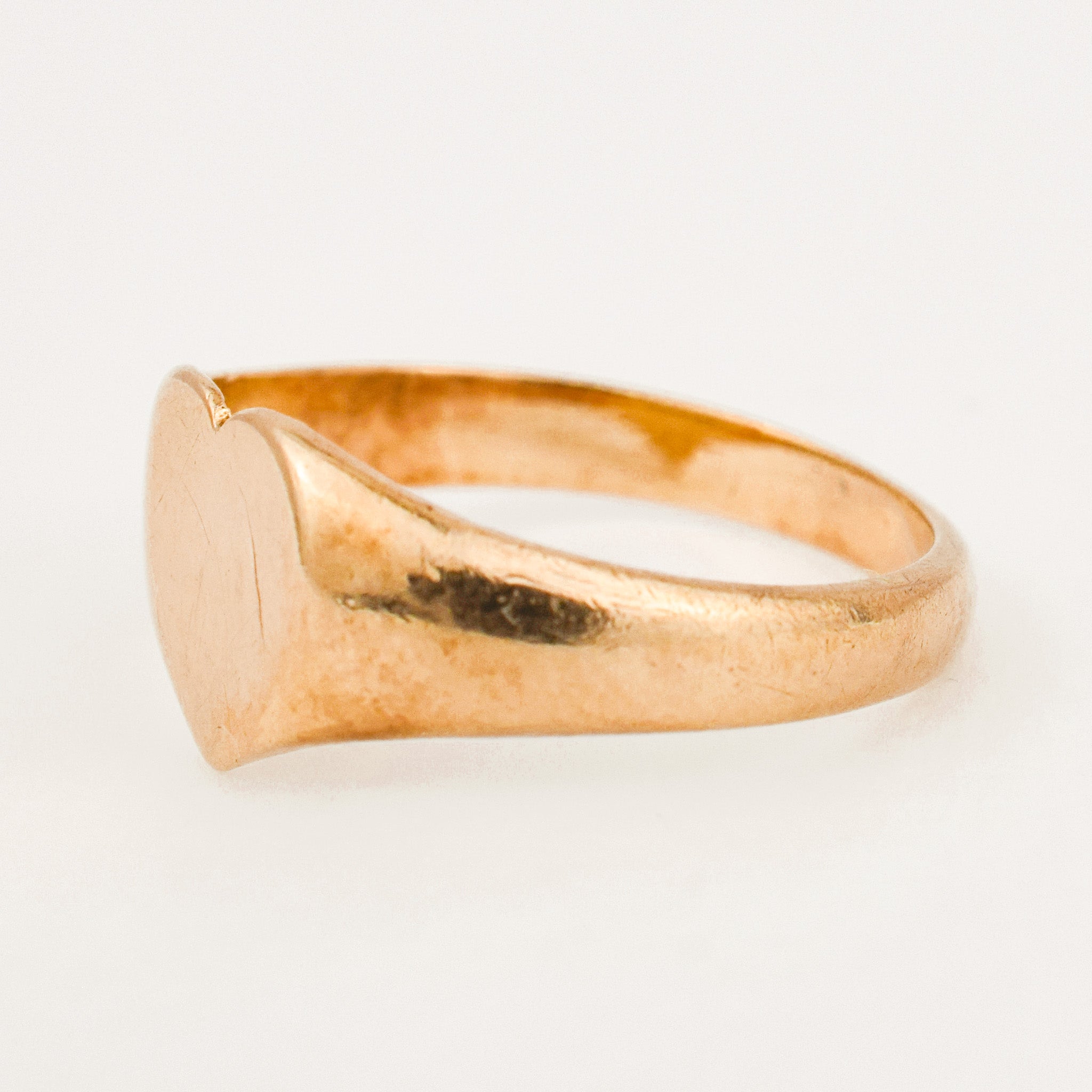 vintage Heart Signet Ring