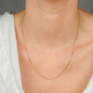 19.75" Dainty Curb Chain Necklace 