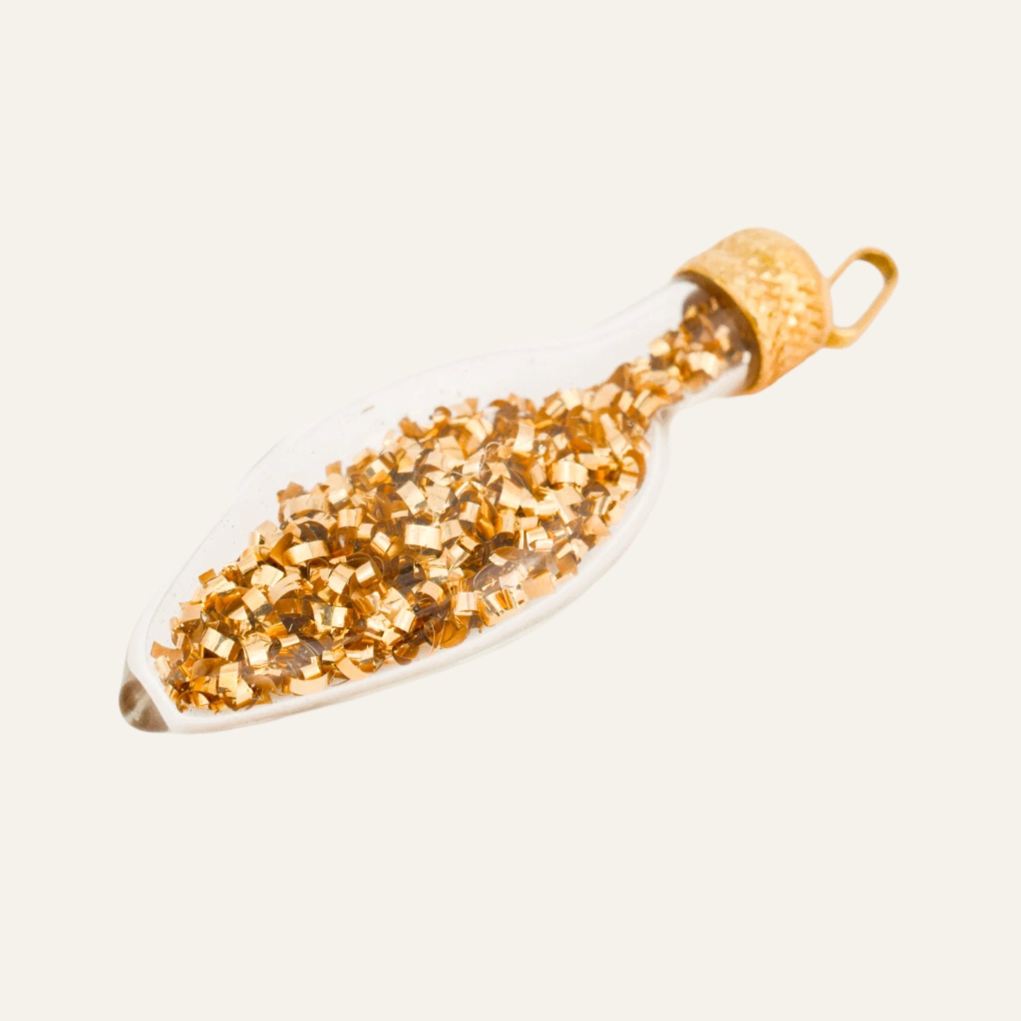 vintage gold Gold Nugget Vial