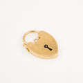 Antique Heart Padlock Pendant