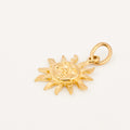 vintage gold Sun Charm
