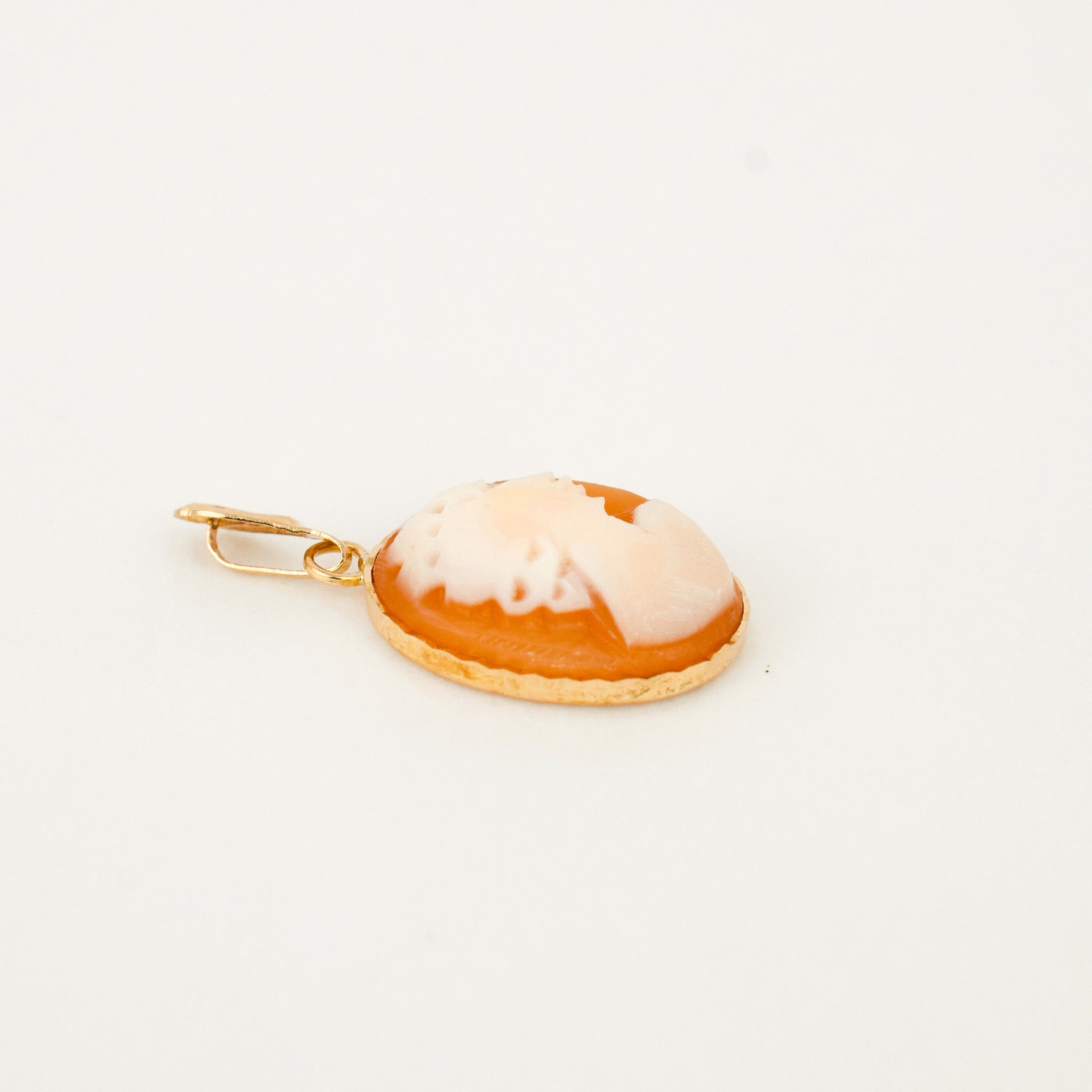 Classic Shell Cameo Pendant