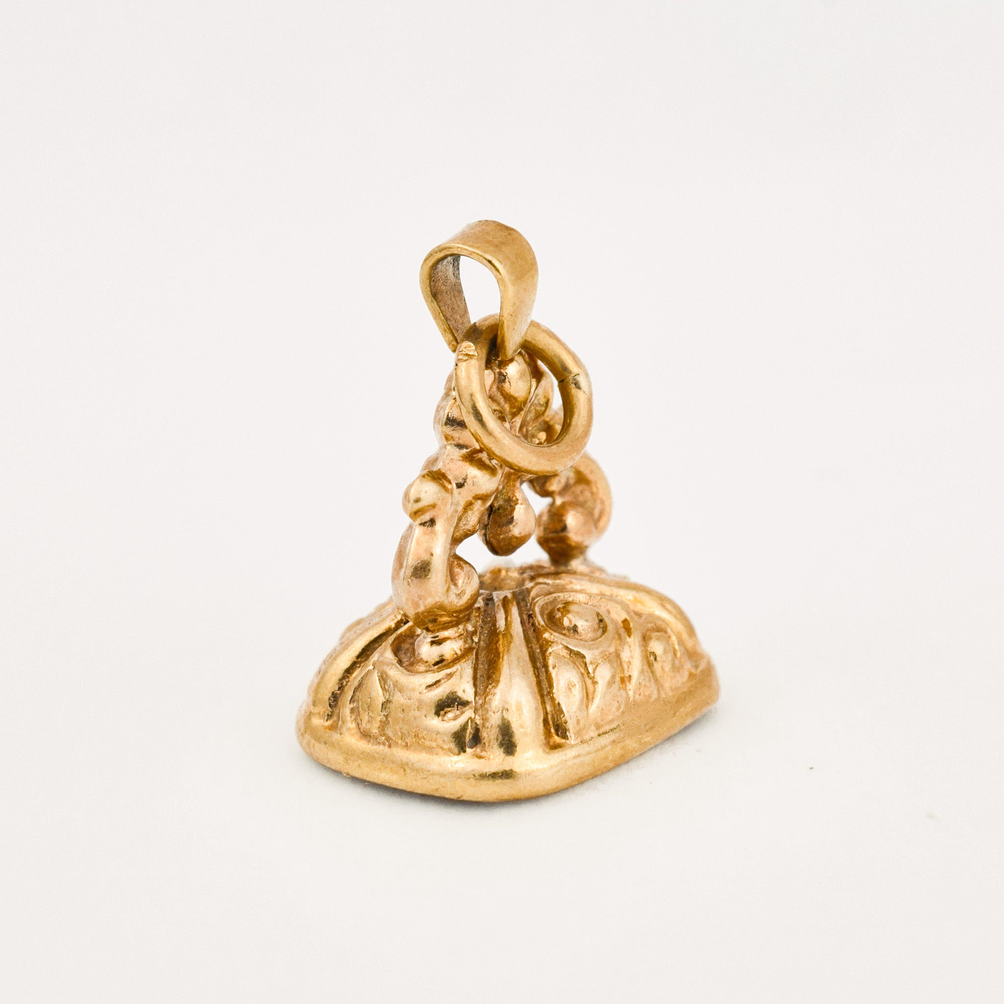 Antique Bloodstone Gold Watch Fob Pendant