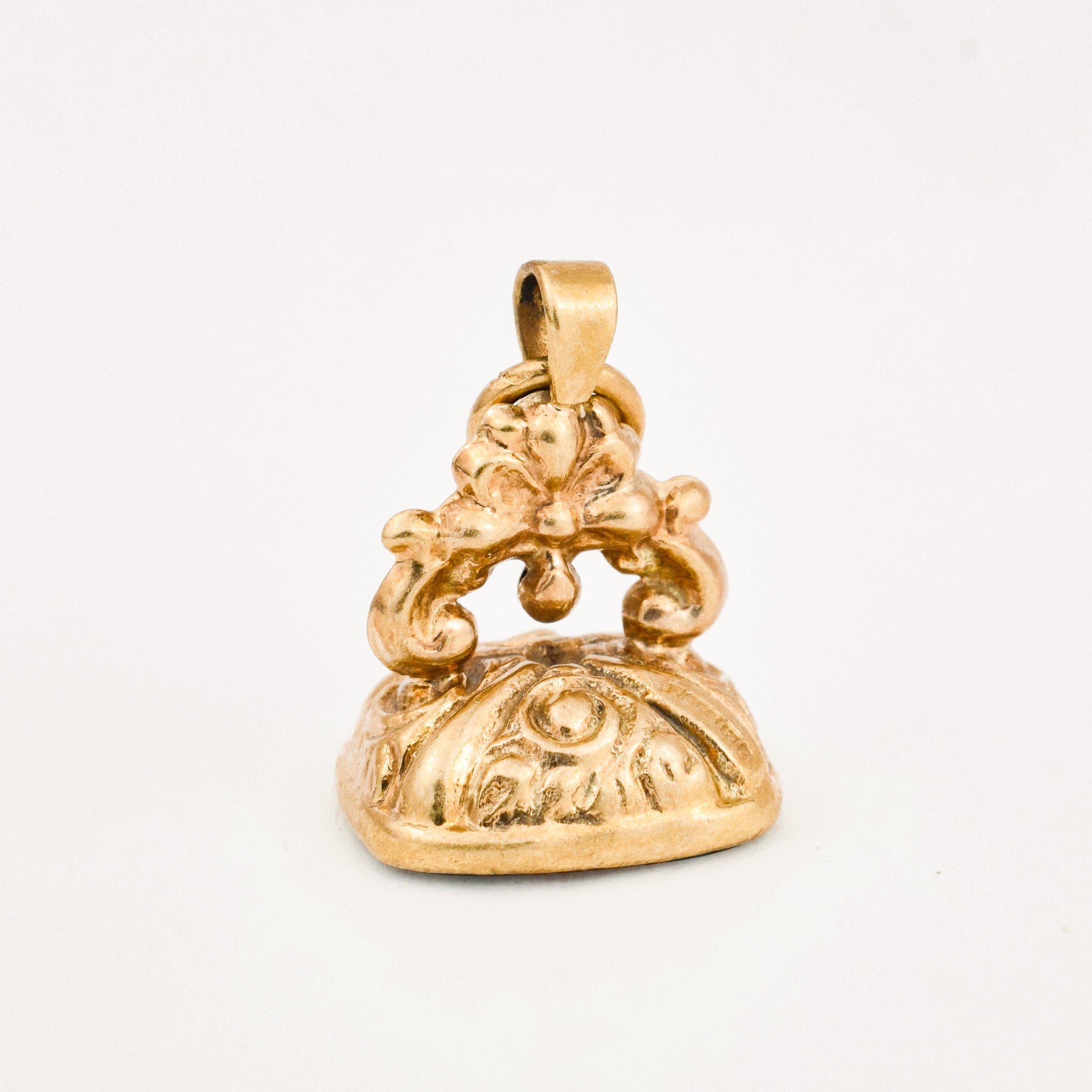 Antique Bloodstone Gold Watch Fob Pendant