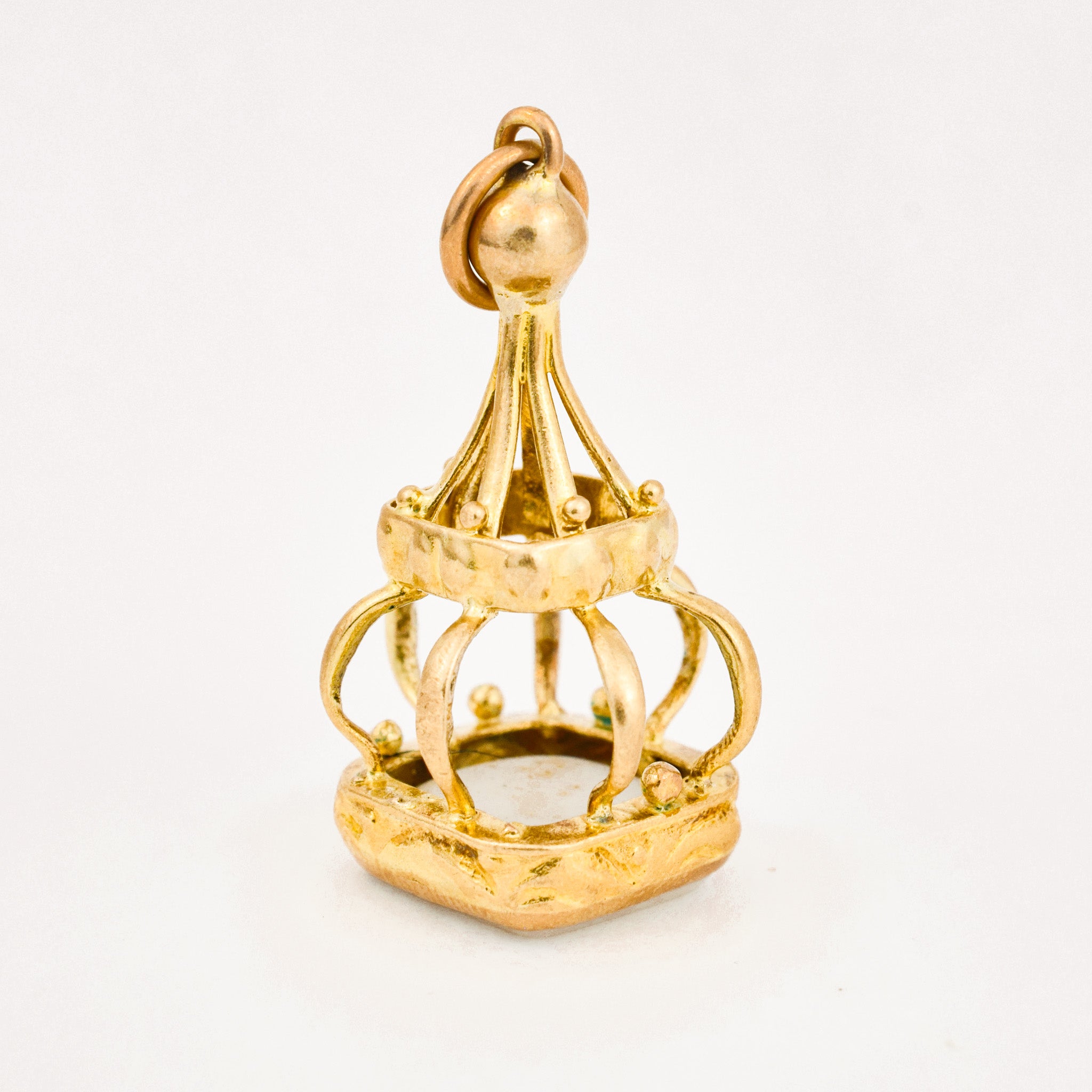 Antique Gold Chalcedony Watch Fob