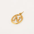 vintage 'N' Oval Charm