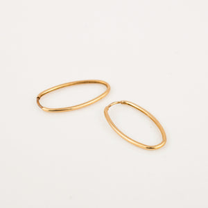 21.6 mm Oval Sleeper Hoops