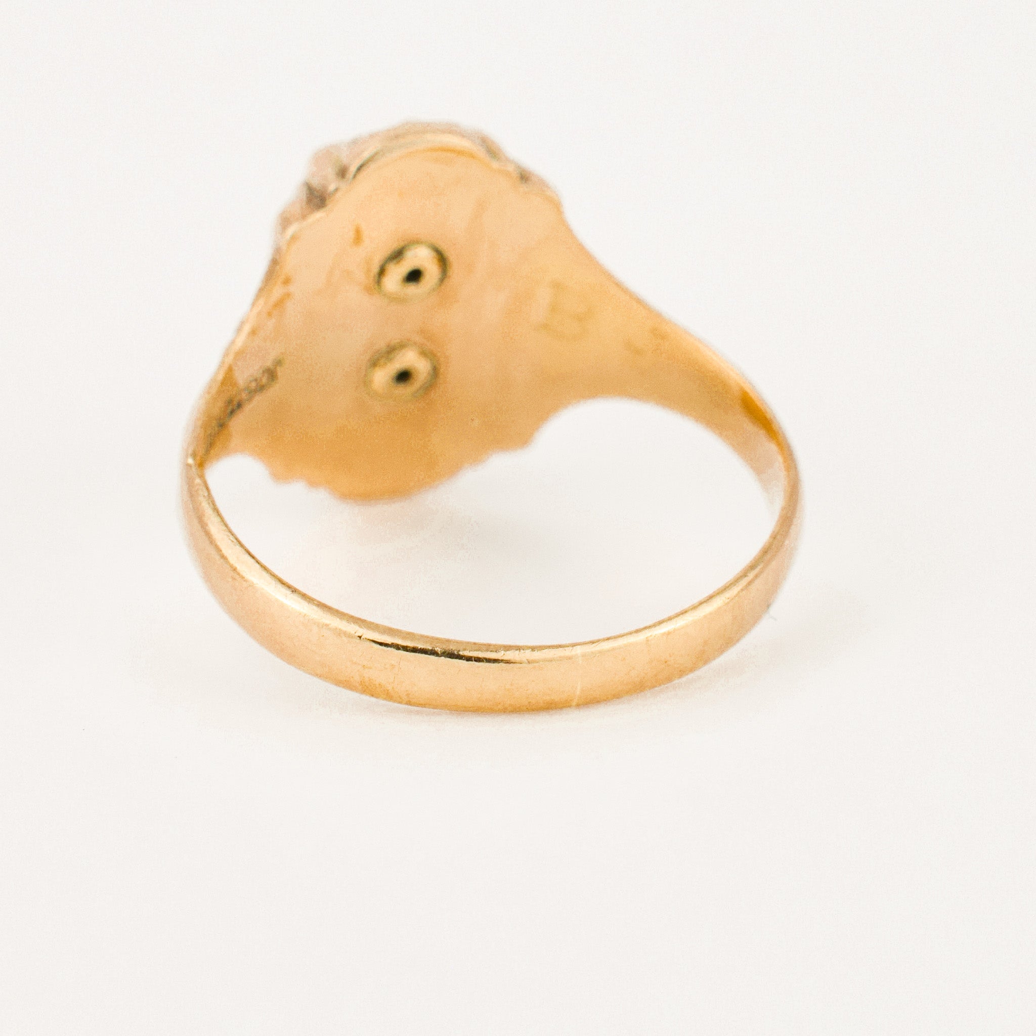 'S' Mother Of Pearl Class Ring