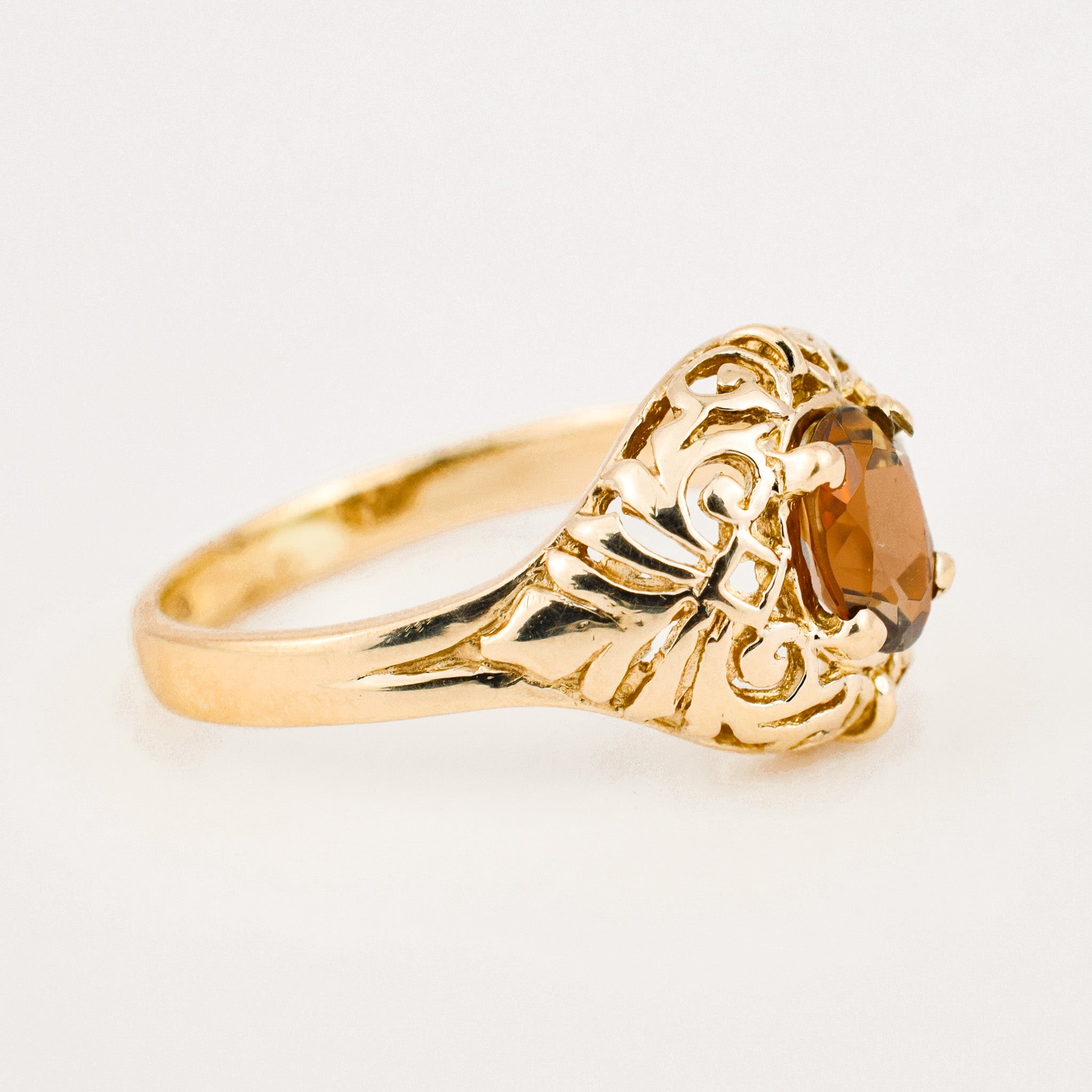 Ornate Andalusite Ring