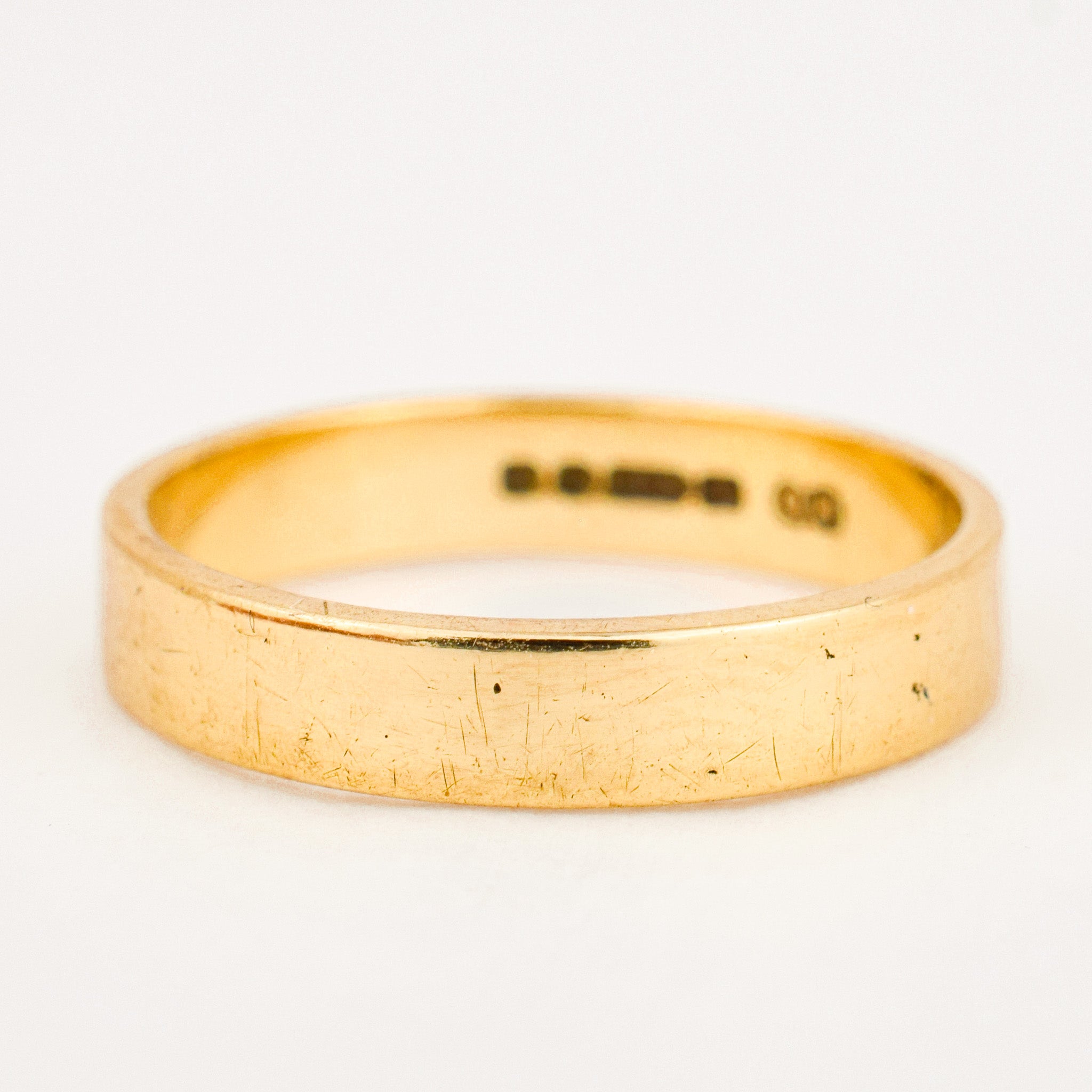 vintage 3.7 mm Gold Band