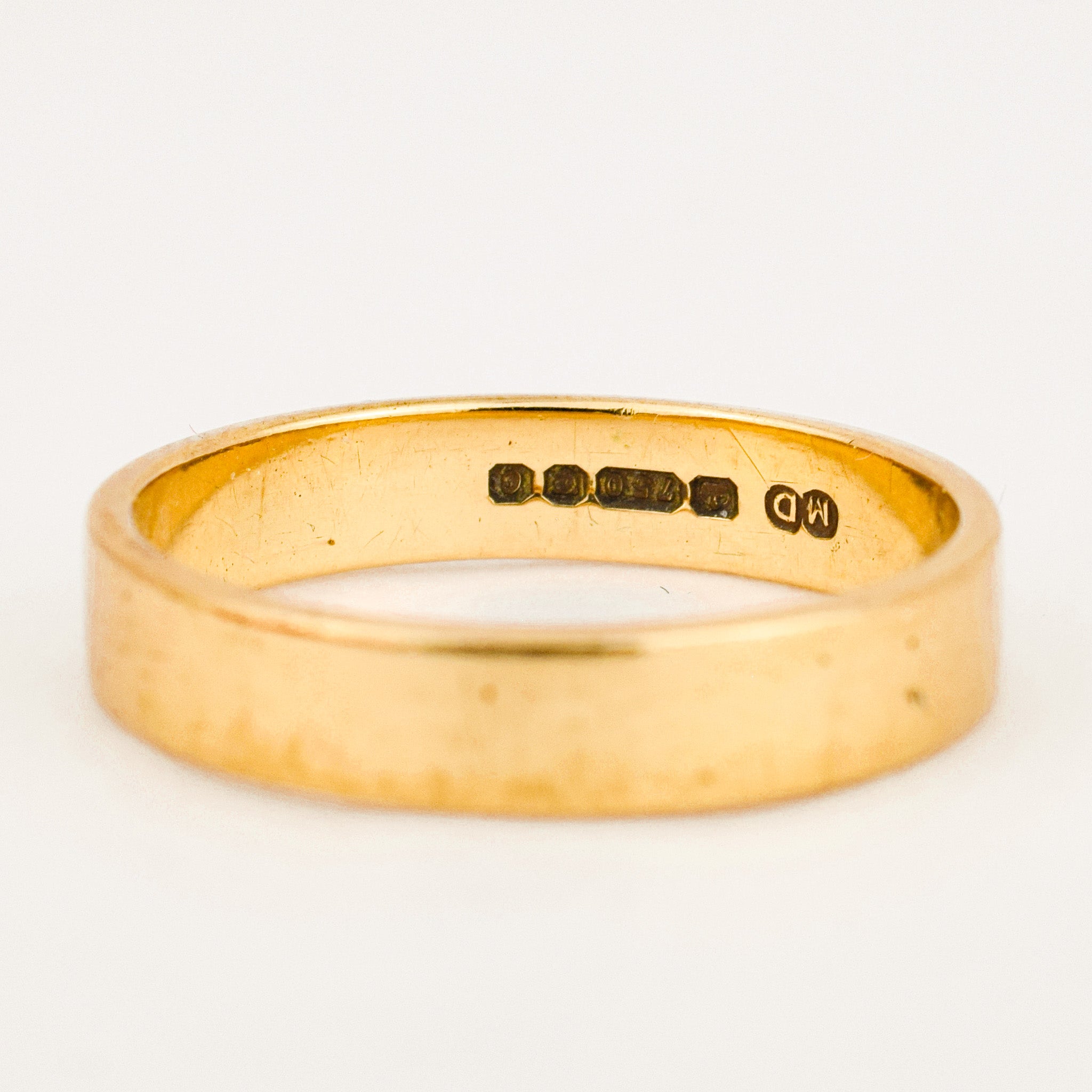 vintage 3.7 mm Gold Band