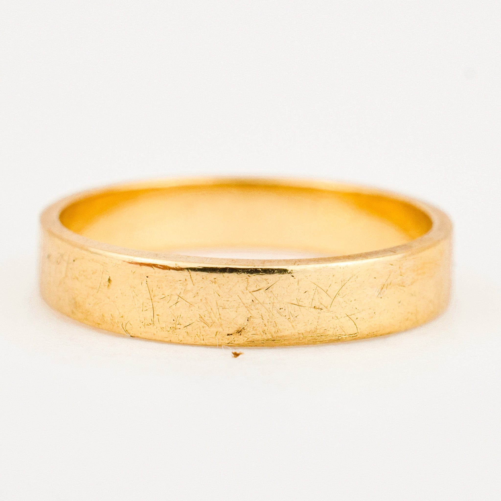 vintage 3.7 mm Gold Band