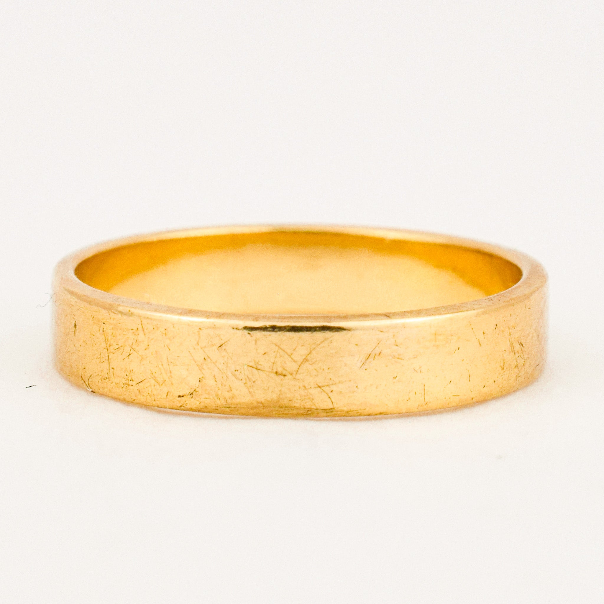 vintage 3.7 mm Gold Band