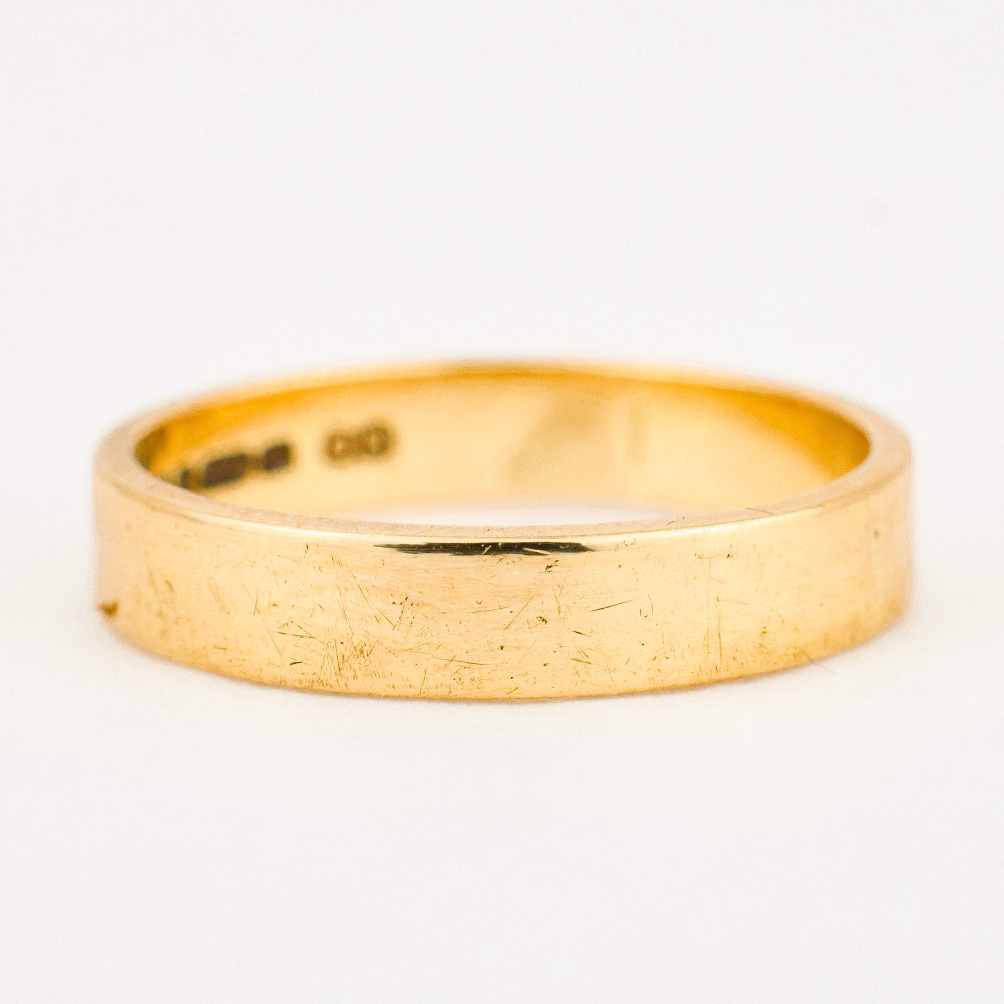vintage 3.7 mm Gold Band
