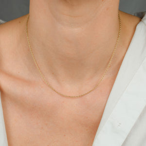 16.25" Dainty Rope Chain Necklace