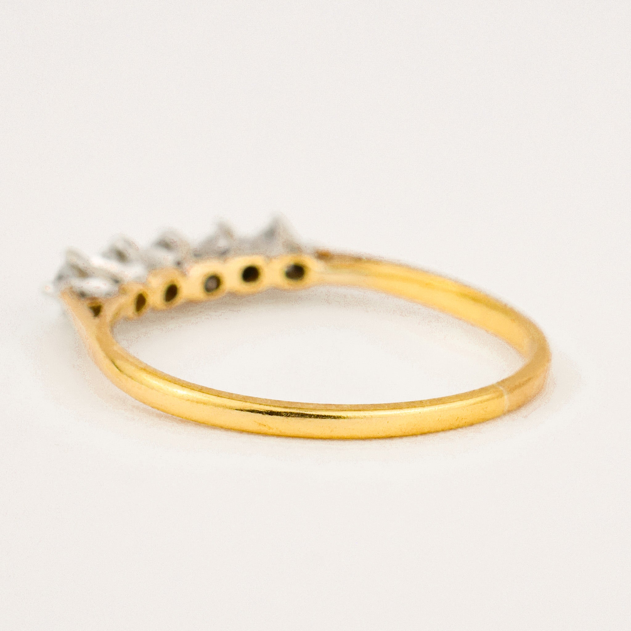 5 Diamond Antique Ring