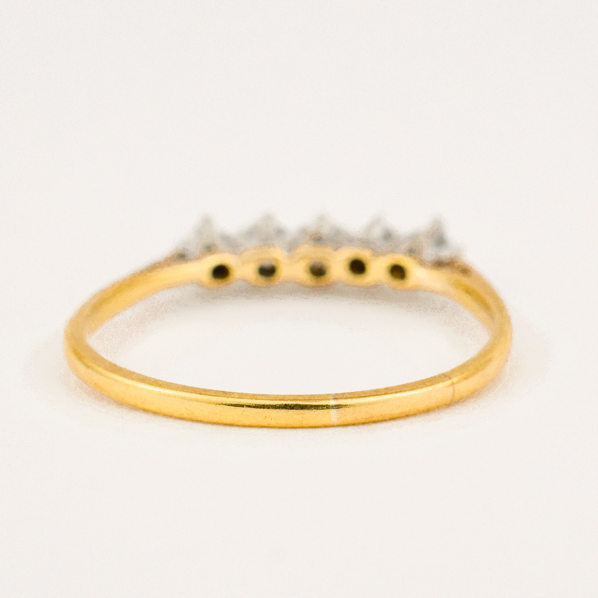5 Diamond Antique Ring