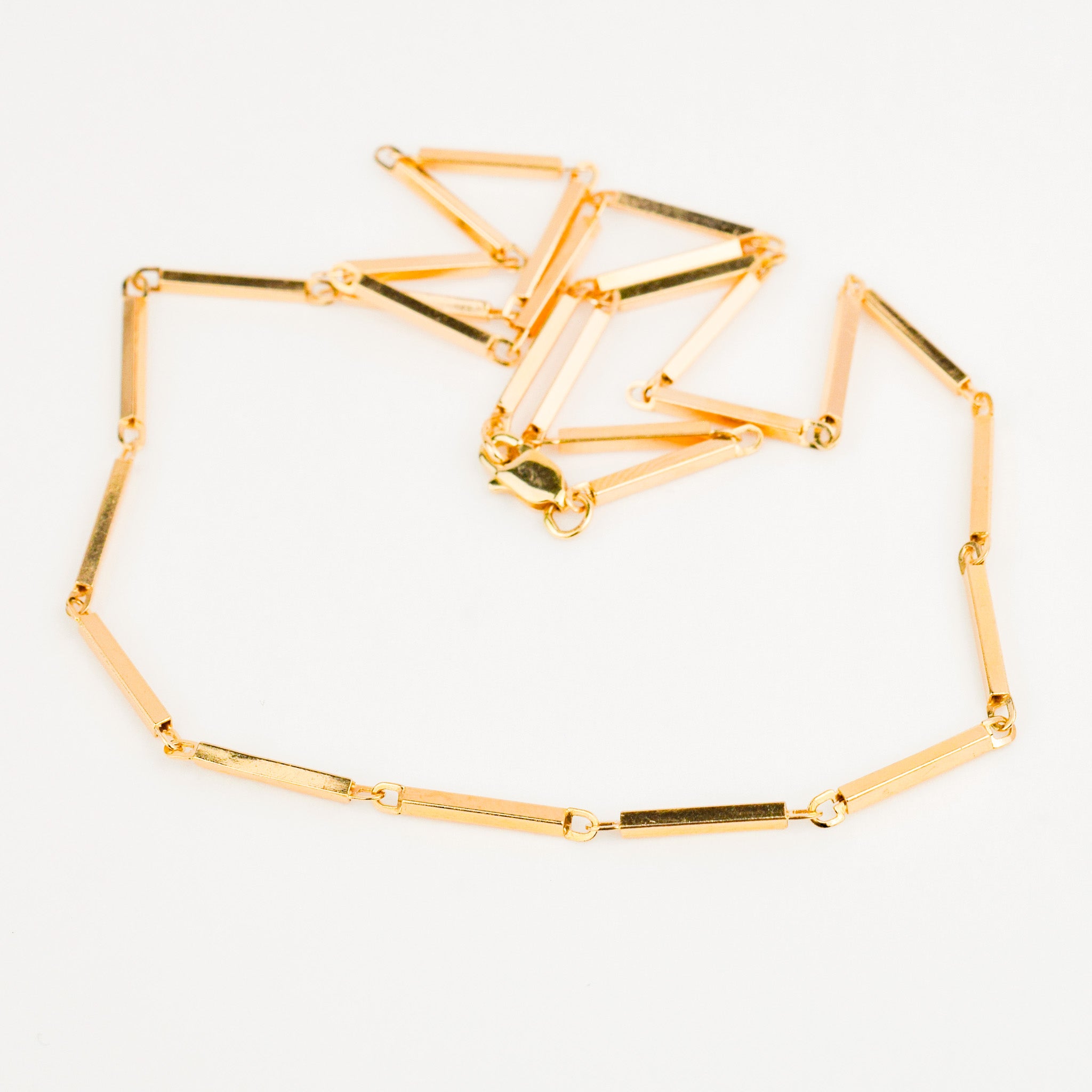 vintage gold 16.5" Barlink Necklace