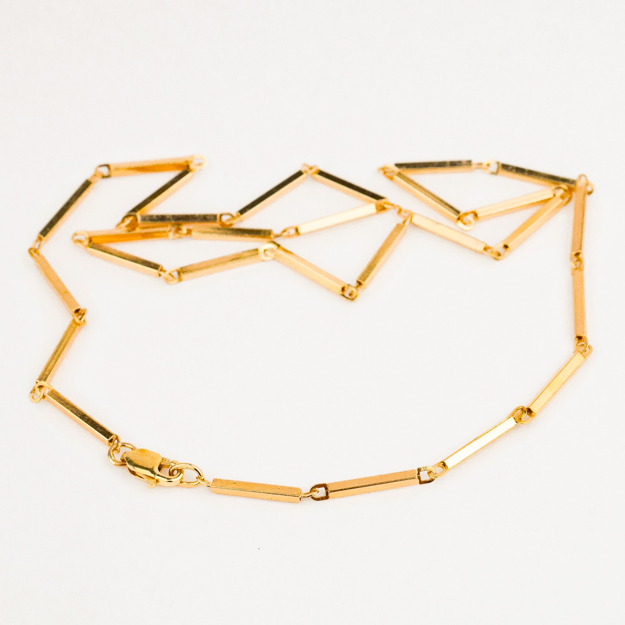 vintage gold 16.5" Barlink Necklace