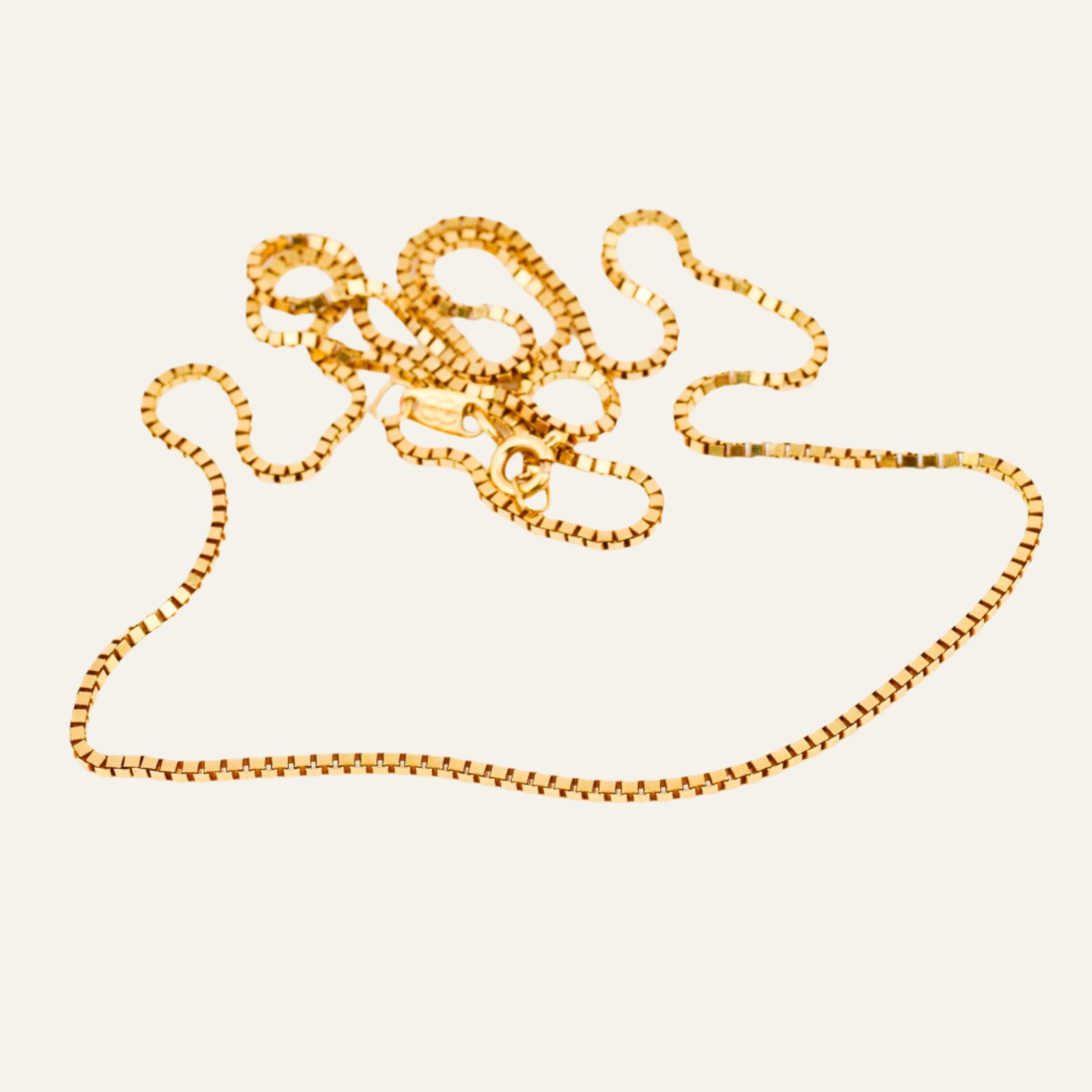 20" Box Chain Necklace