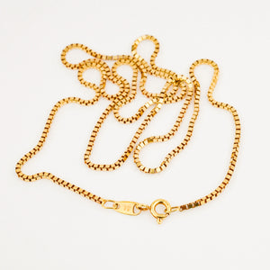 20" Box Chain Necklace