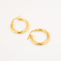 vintage 21.4 Twist Hoops