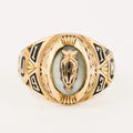 vintage 'R' Jostens 1973 school ring