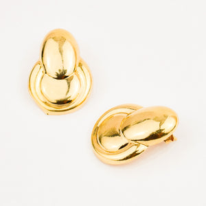 Vintage Retro Doorknocker Stud earrings 