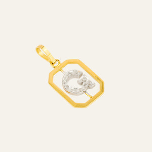 'G' Framed Charm