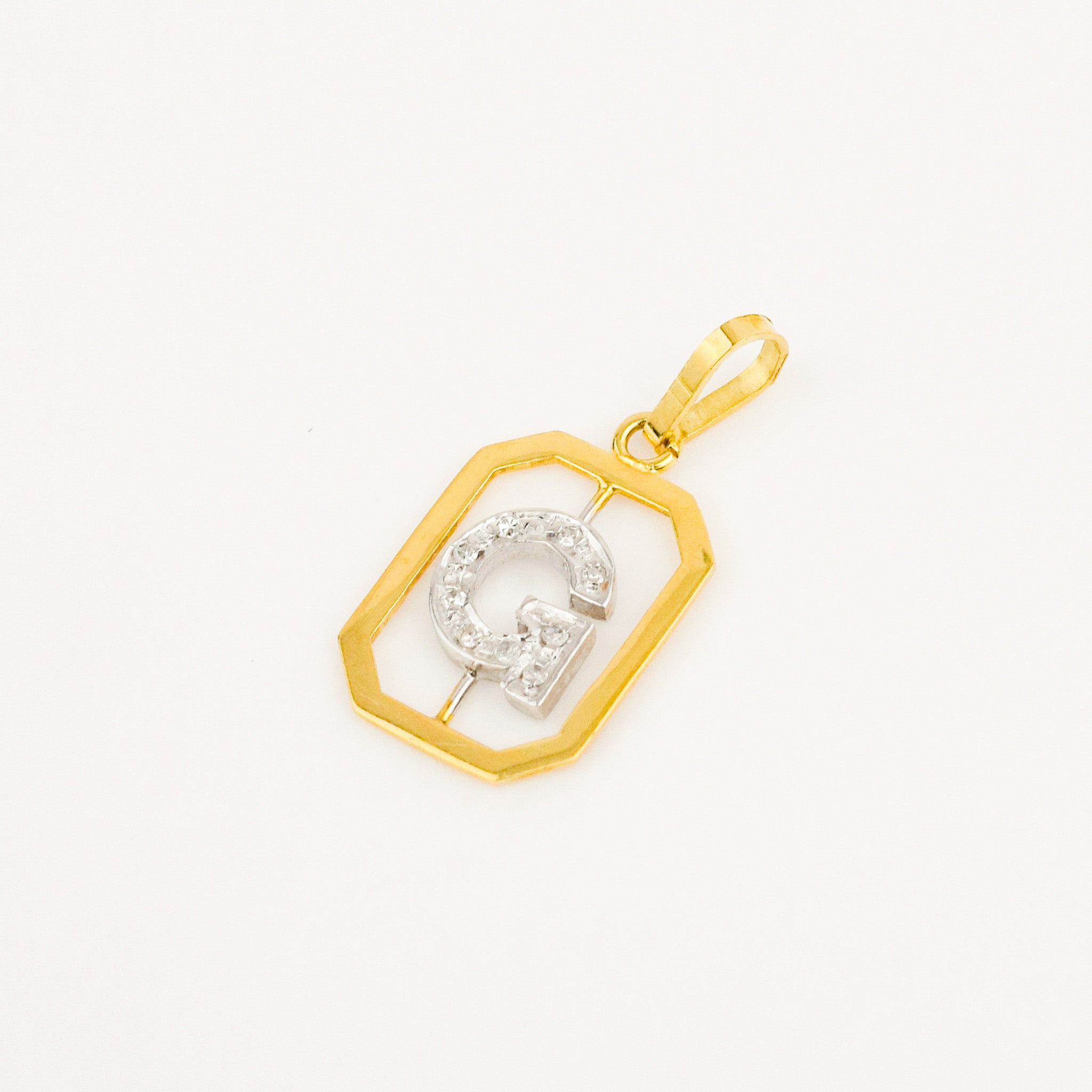 'G' Framed Charm