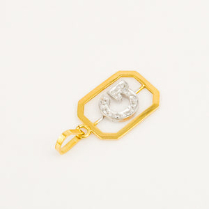 'G' Framed Charm