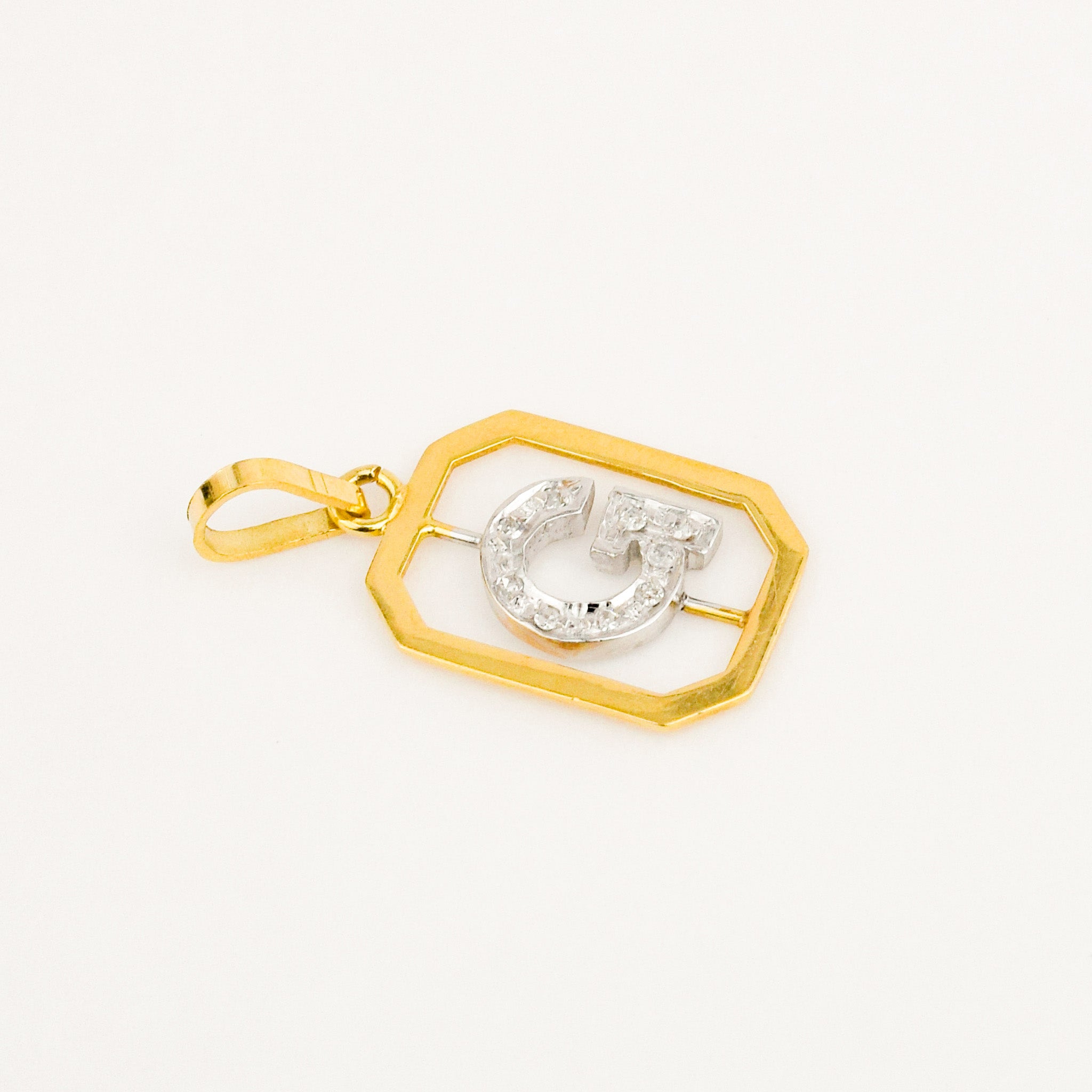 'G' Framed Charm