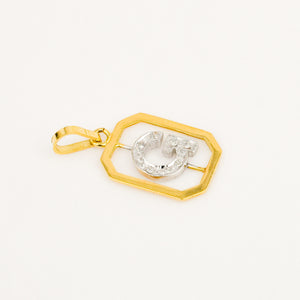 'G' Framed Charm