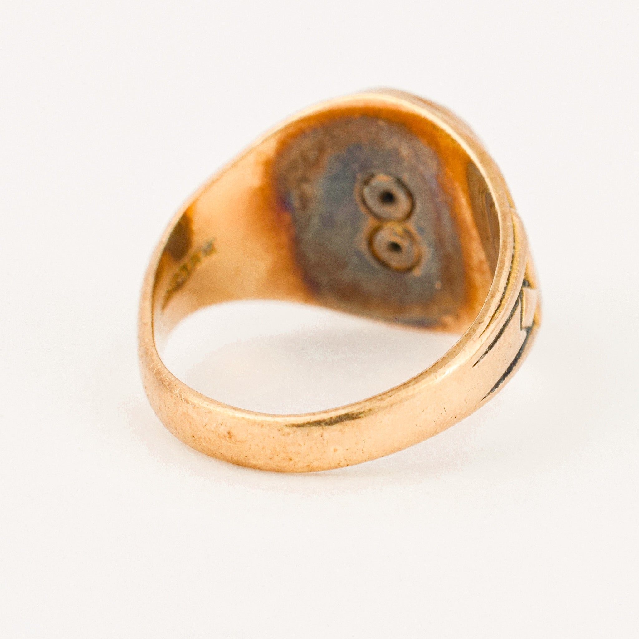 vintage 'R' Jostens 1973 school ring