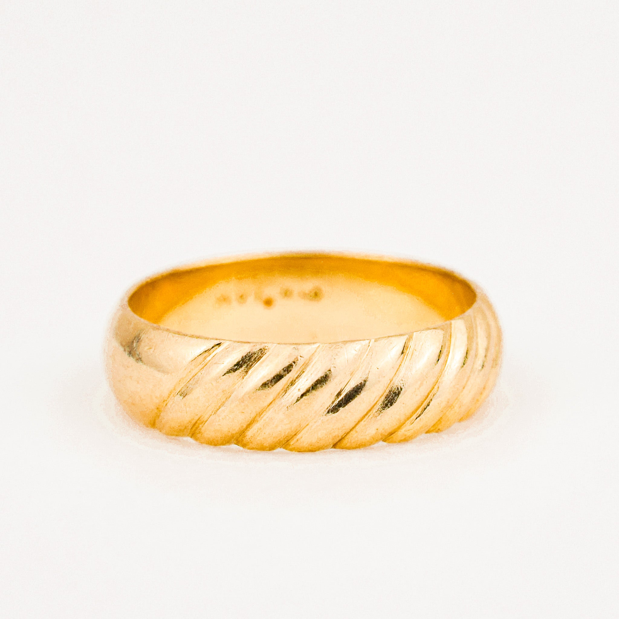 vintage gold Linear Ribber Band