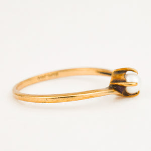 Claw Set Pearl Ring