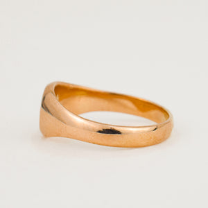 'F' Signet Ring